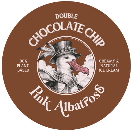 Double Chocolate Chip Flavour · Pink Albatross - Top