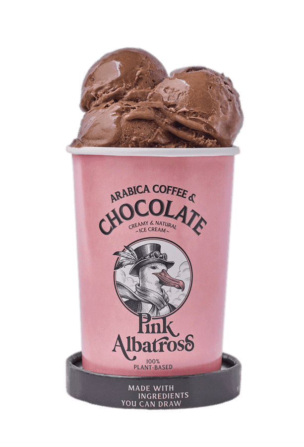 Arabica Coffee & Chocolate Flavour · Pink Albatross - Ice Cream