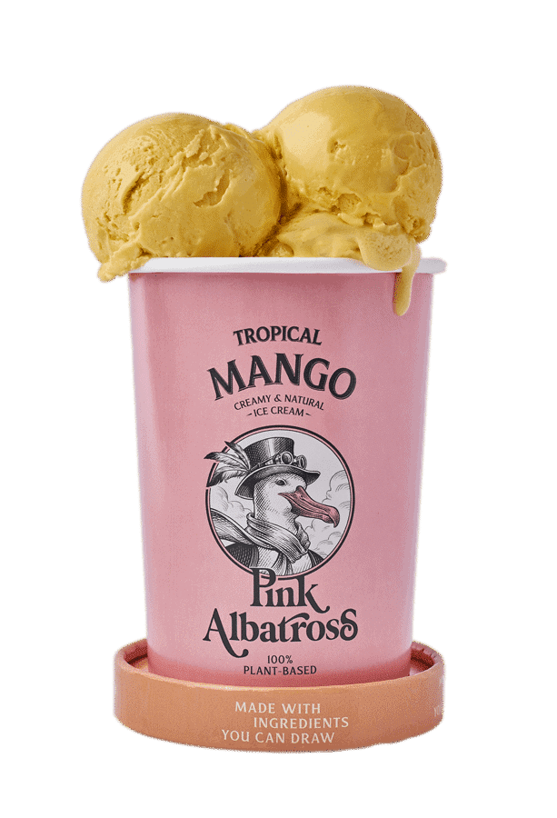 Tropical Mango Flavour · Pink Albatross - Ice Cream
